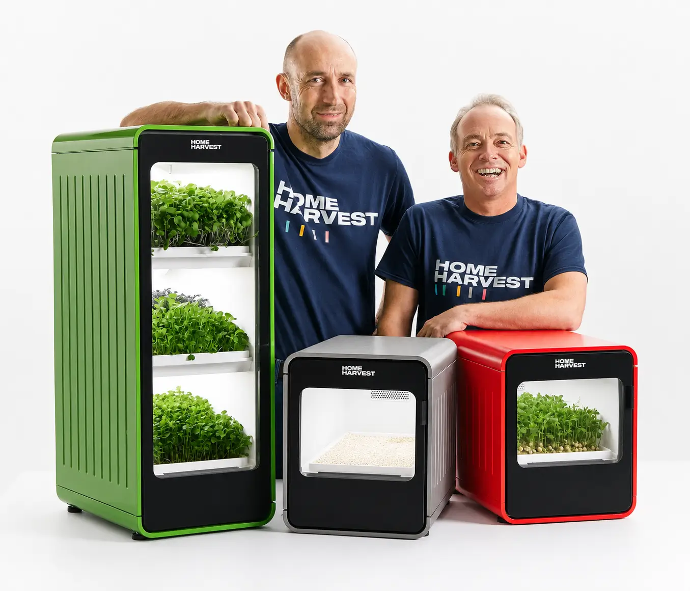 Andrew Johnson and Hedley Aylott, founders of Home Harvest
