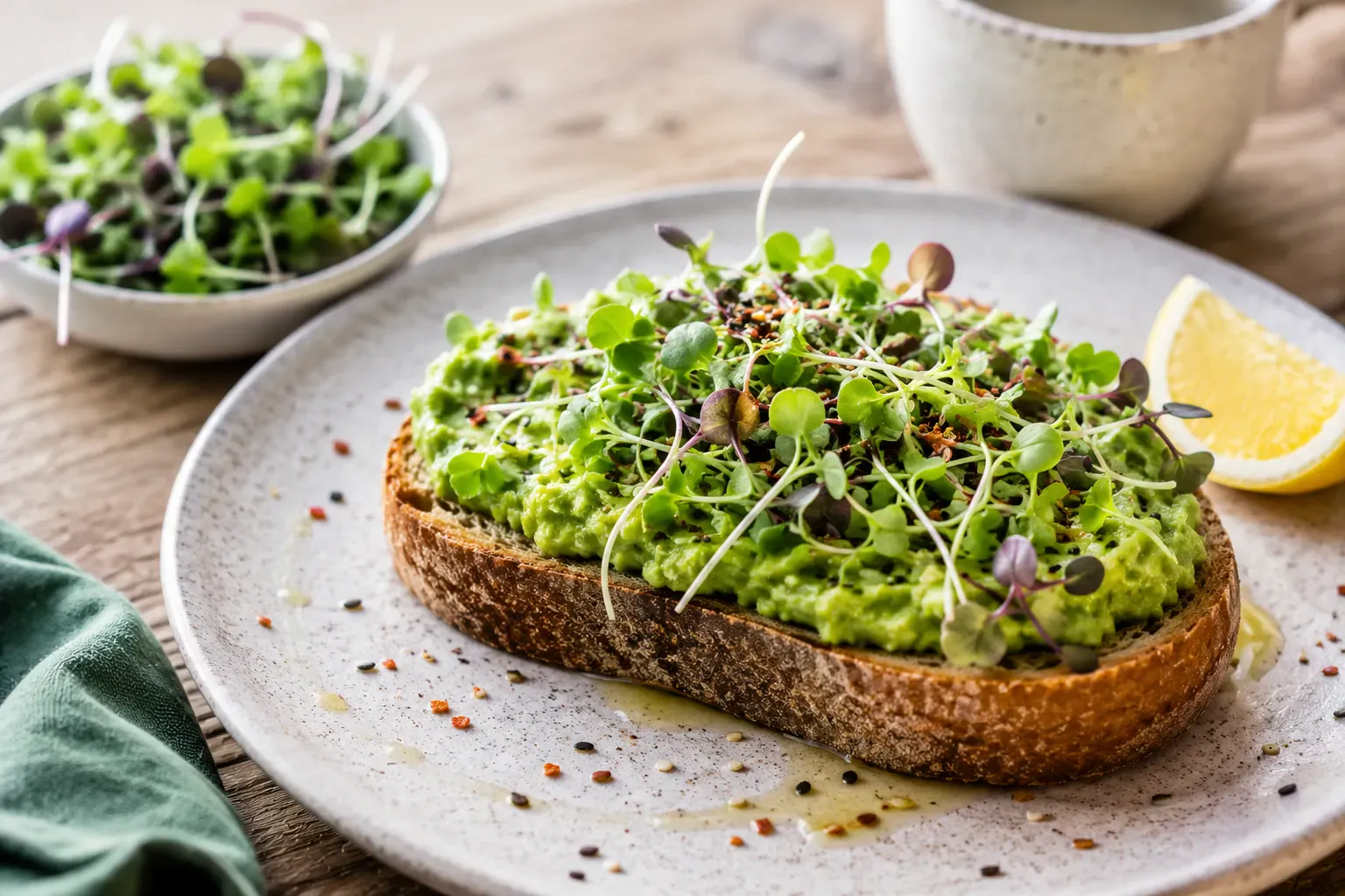 Avocado Toast with Microgreens