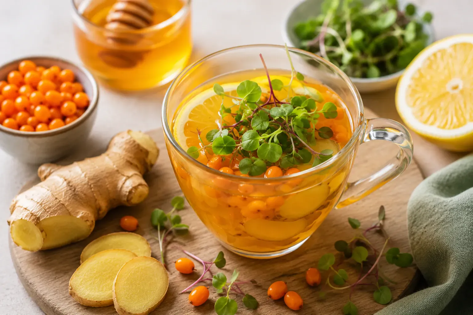 Ginger Mint Tea